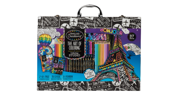 Cra-Z-Art Timeless Creations Shade & Blend, Multicolor Coloring Set,  Beginner, Child to Adult 