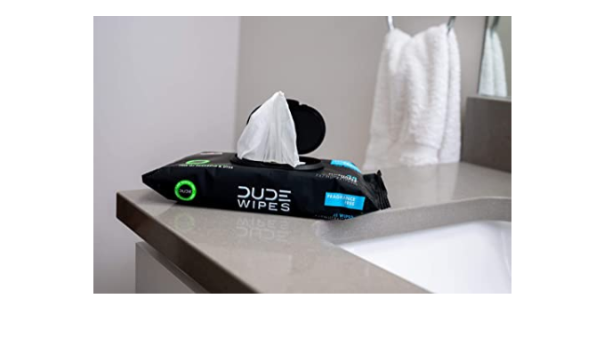 Dude Wipes Unscented XL Flushable Wipes, 6 Flip-Top Packs, 48 Wipes per Pack, 288 Total Wipes