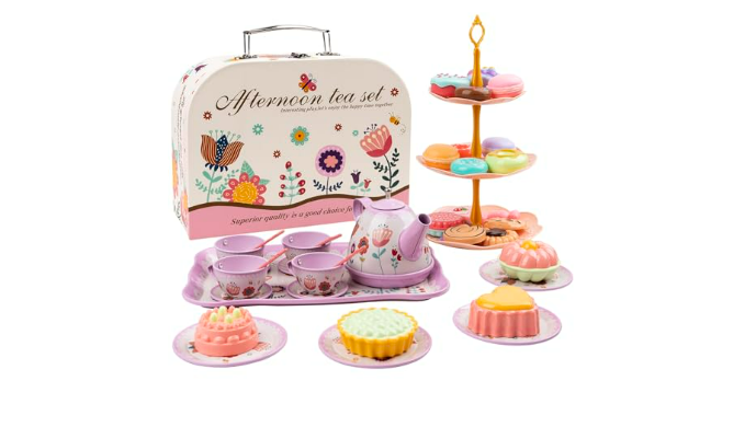 Tea party set for 3 year sale old