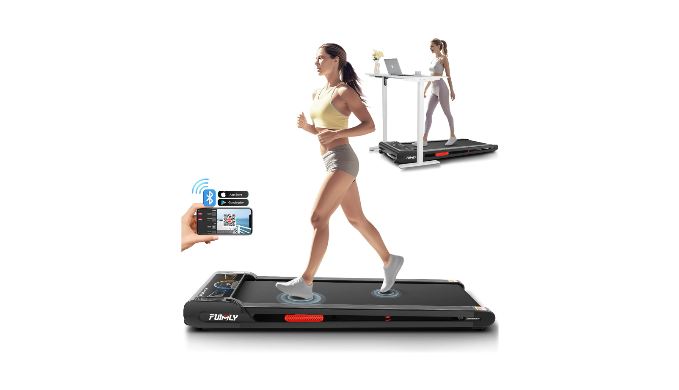 Funmily 2 in 1 best sale folding treadmill