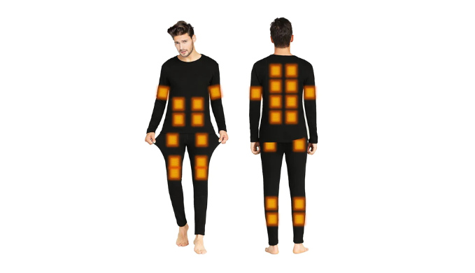 Heated Underwear Long Shirt and Pants Set - Coupon Codes, Promo Codes,  Daily Deals, Save Money Today