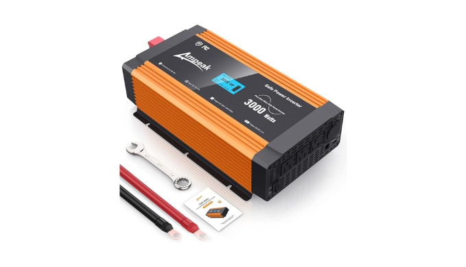 Pure Sine Wave Power Inverter, Ampeak Pure Sine Wave 2000W