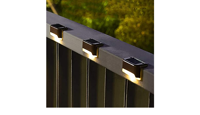 SOLPEX Solar Deck Lights Outdoor 16 Pack, Solar Step Lights Waterproof ...