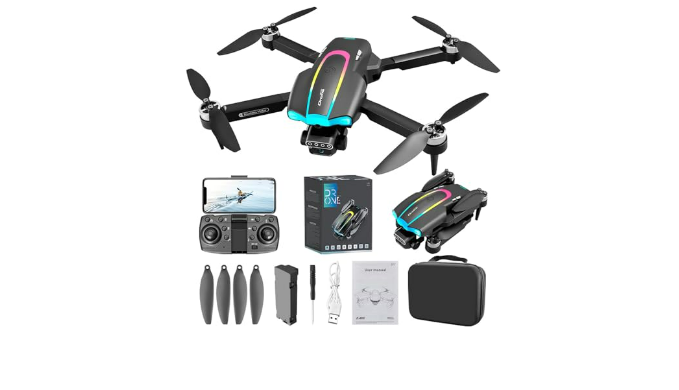 Drones with lights sales and camera