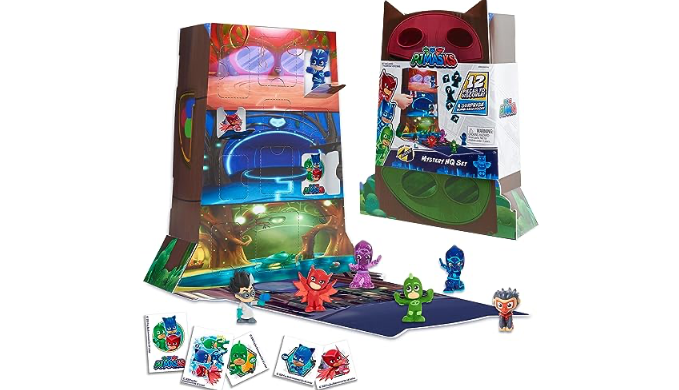 PJ Masks Night Time Surprise Micros Figures HQ Box Set - Box 1, Kids ...