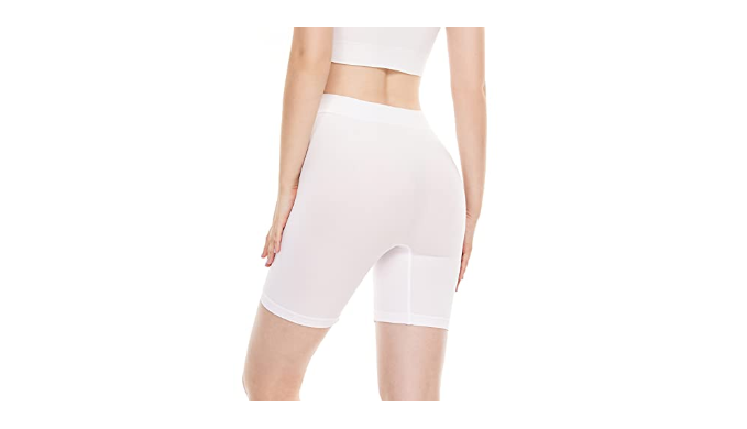 BATHRINS Slip Shorts for Women Under Dresses 3 Pack, Tummy Control High  Waist Seamless Smoothing Yoga Shorts - Coupon Codes, Promo Codes, Daily  Deals, Save Money Today