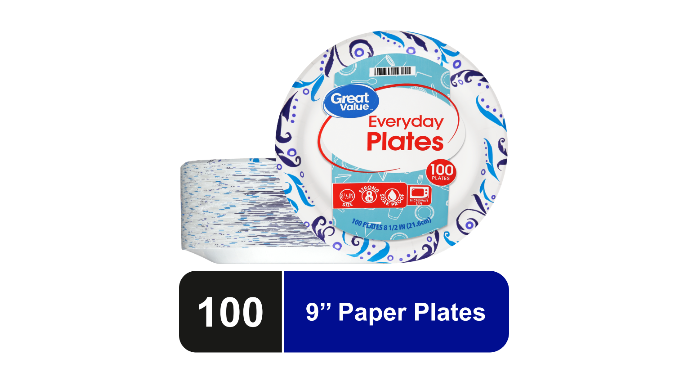 Microwave safe paper top plates