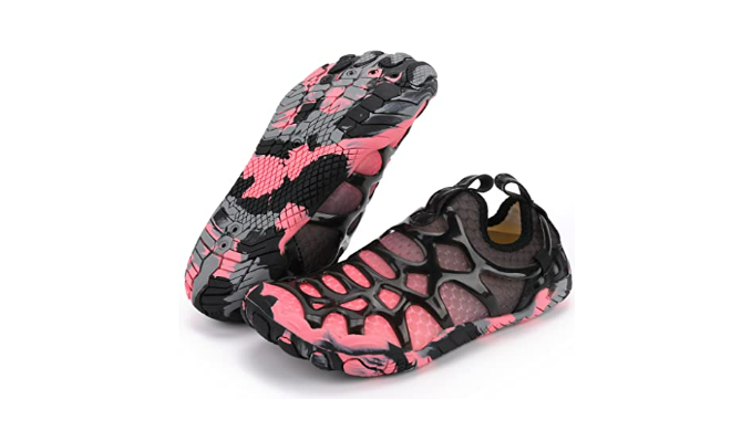 Fashion Big Size Water Shoes Beach Diving Yoga Shoes-Red