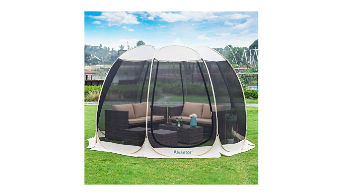 Alvantor Screen House Room Camping Tent Outdoor Canopy Pop Up Sun Shade ...