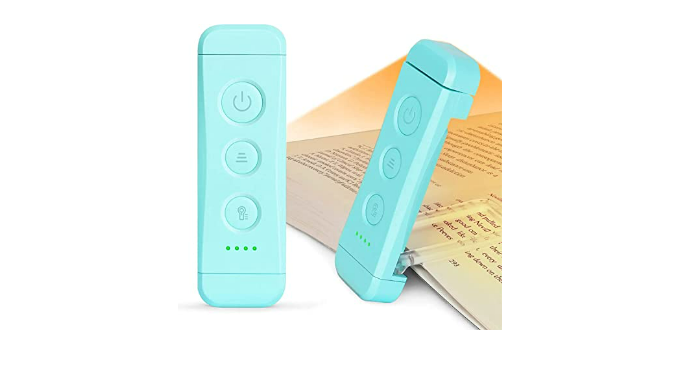 Glocusent Usb Rechargeable Book Light For Reading In Bed Portable Clip On Led Reading Light