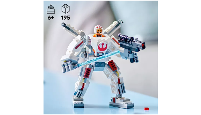 Lego Star Wars Luke Skywalker X-wing Mech Buildable Action Figure 75390 